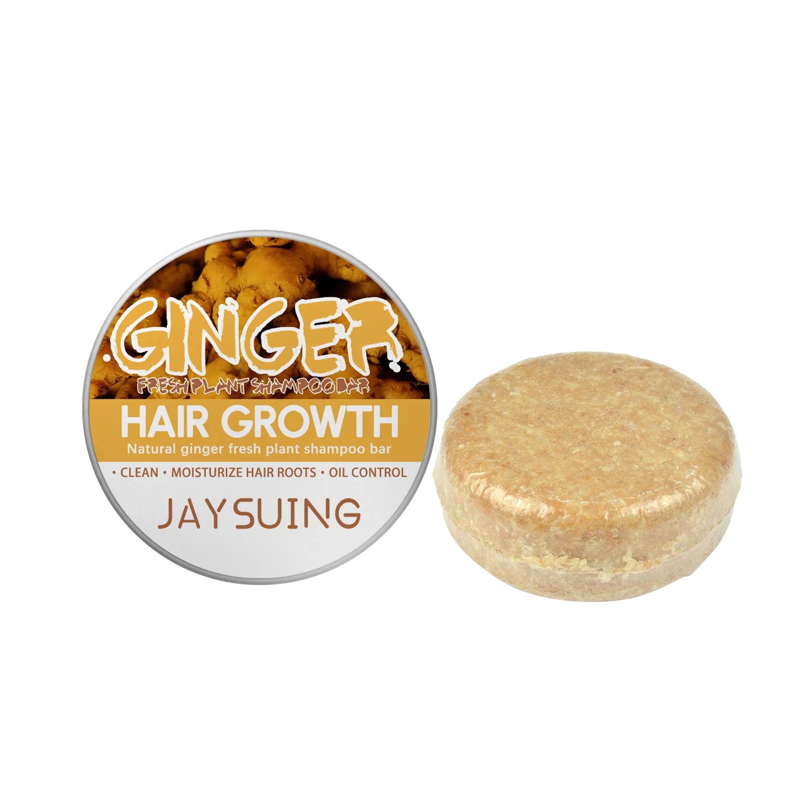 Private Label Chinese Herbal Hair Loss Treatment Ginger Regrow Shampoo Soap
