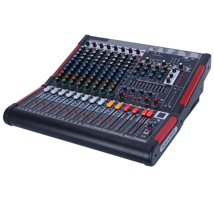 KS 8  2 Stereo Output Audio Mixer  8 Channel Profession Double 99dsp Sound Mixer