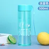 Light blue lid and light blue body plastic cup