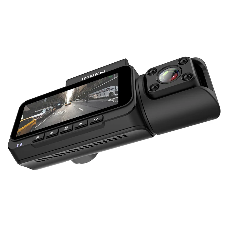 Small 4K 3 Channel Optional Two Camera Dash Camera 1080p Front Inner Back Dual 3 Cam Car Black Box
