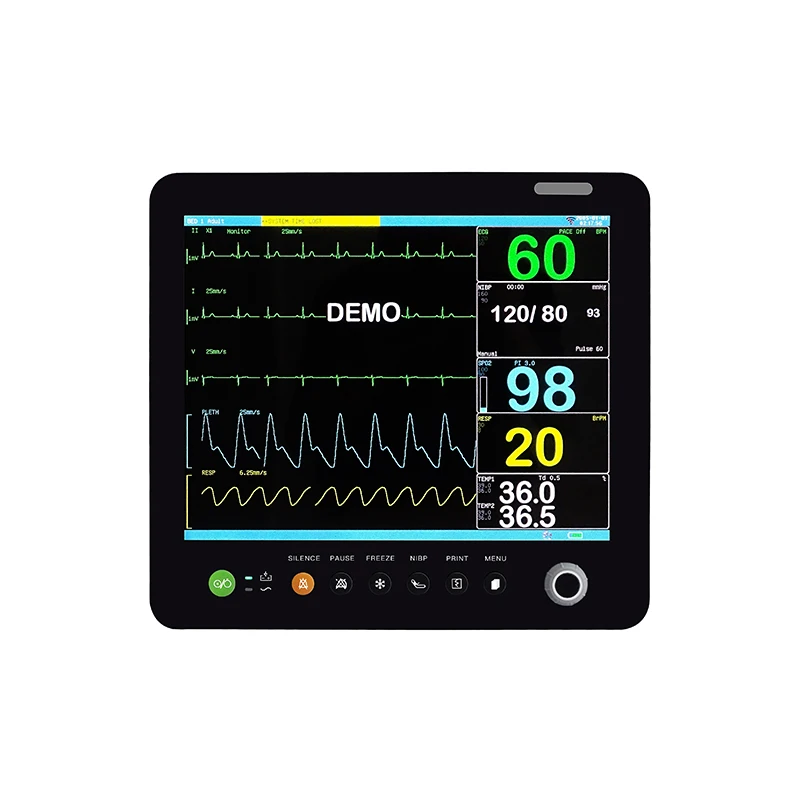 15''  good price patient monitor with stand icu monitor