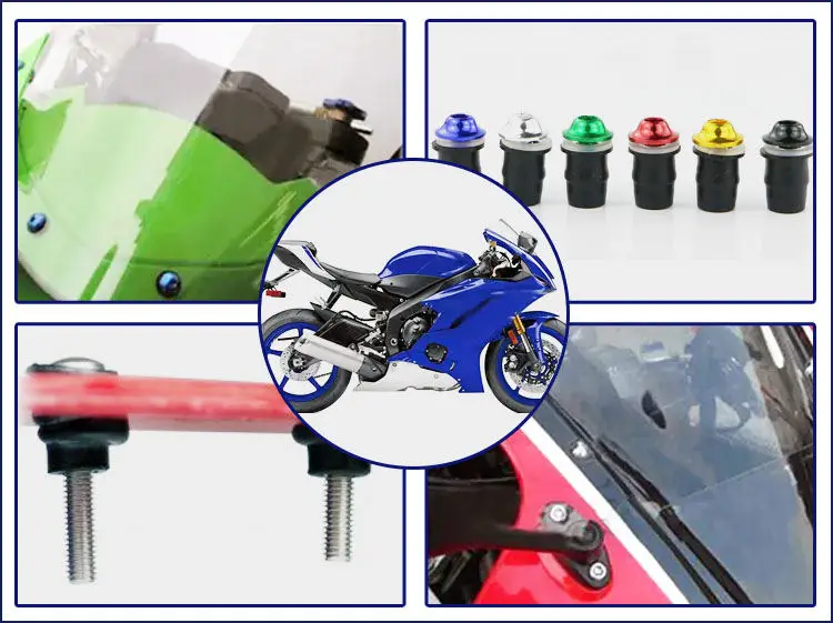 newly design large stock Fairing Fasteners Windshield Motorcycle Accessories Screws rubber well nut