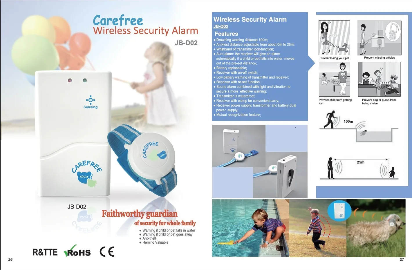 Wireless Swimming Pool Scout Child Guard Alarm Pool Alarm Protect