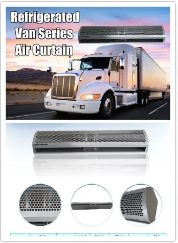 Vehicle car door mounted loading cold storage cooling food truck bus van DC 12V 24V air curtain