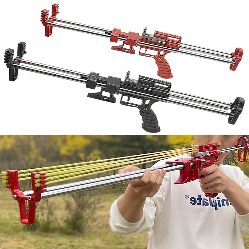 Syqt New Easy Carry Telescopic Slingshot Outdoors Hunting Slingshot