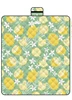 Fresh lemon ultrasonic picnic mat