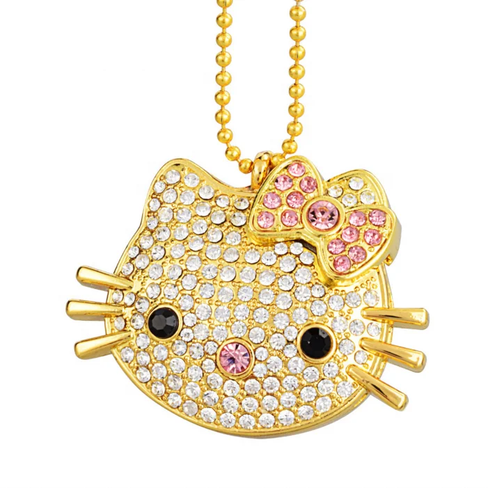 Necklace Hello Kitty April Diamond Sanrio Birthstone - Meccha Japan