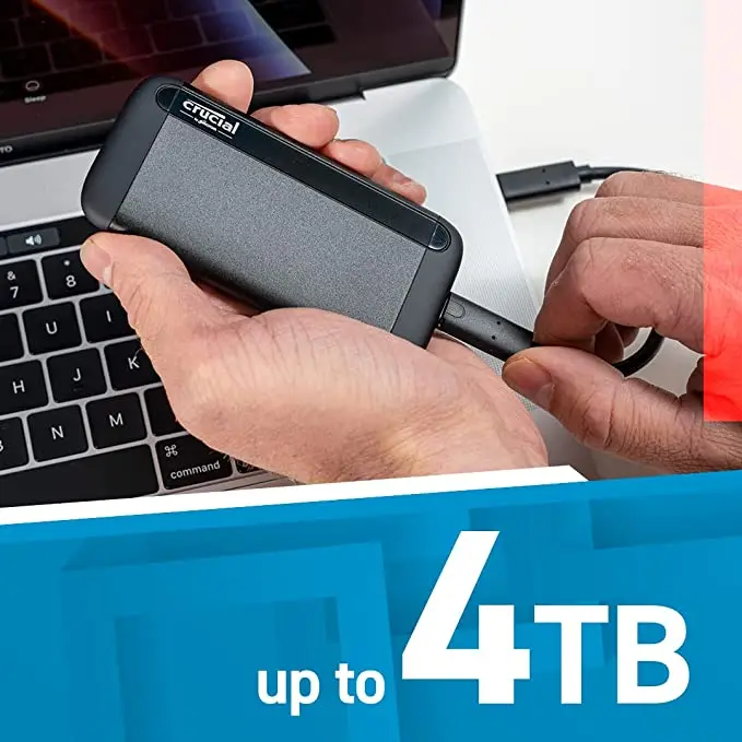 crucial - 【新品訳あり(箱きず・やぶれ)】 crucial　外付けSSD　X8 CT500X8SSD9　500GB crucial - 【新品訳あり(箱きず・やぶれ)】 crucial 外付けSSD