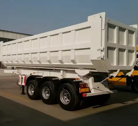 Three-axle U-shaped hydraulic grain cam - heavy dump truck rear end dump truck half truck trailer