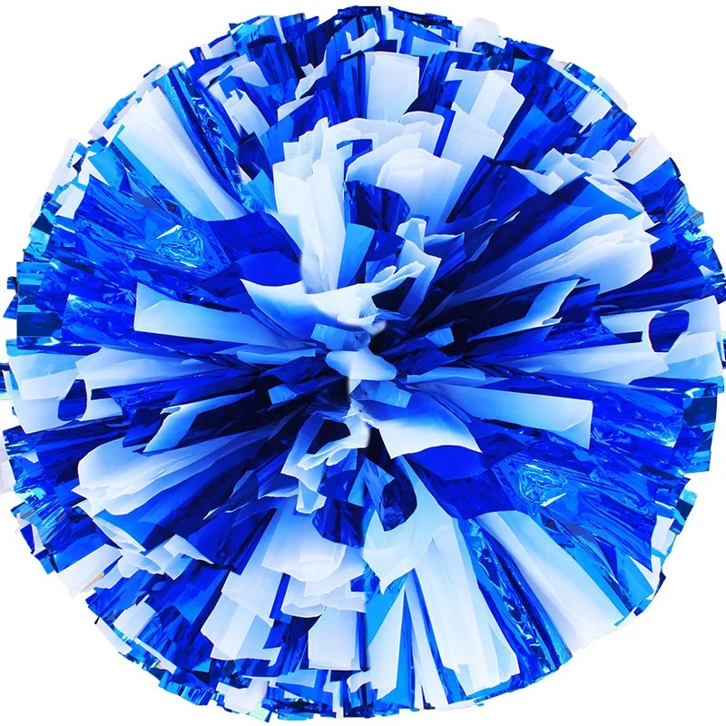 Помпоны для чирлидинга помпоны с ручкой ленты из металлической фольги цветами детей детские шары