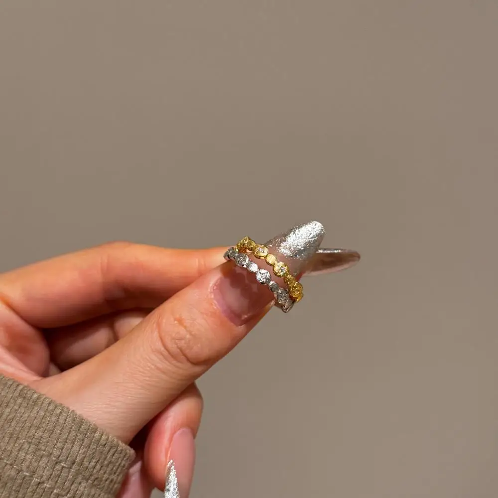 KAKODIY New Trend High Quality Jewelry 925 Sterling Silver Plated Gold Designer Ring detail 8
