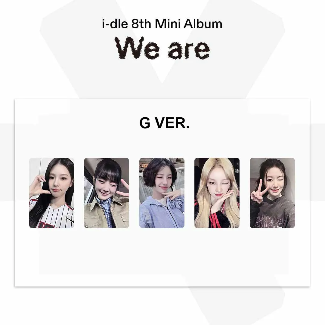 5Pcs/Set KPOP I-DLE We Are Album Photocards Soyeon Miyeon Shuhua