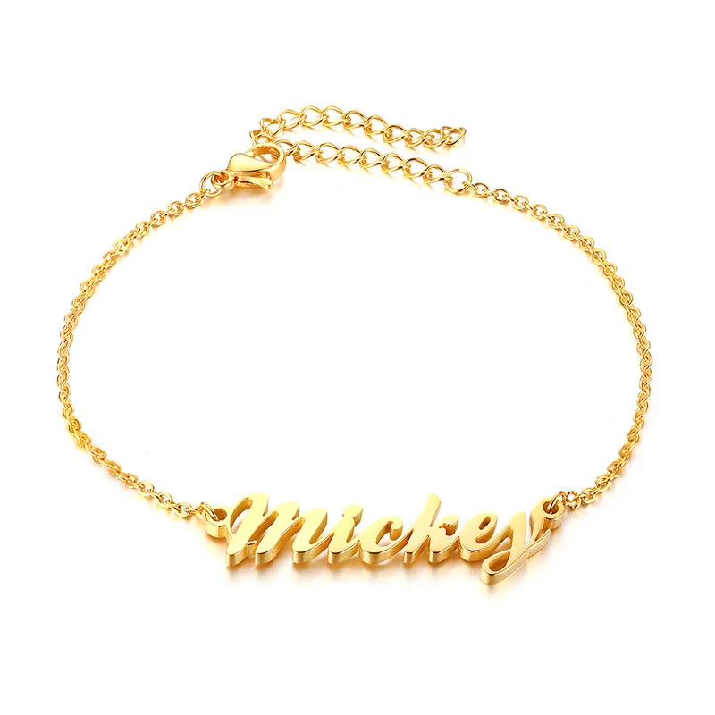 Custom Name Initial Charm Fashion 