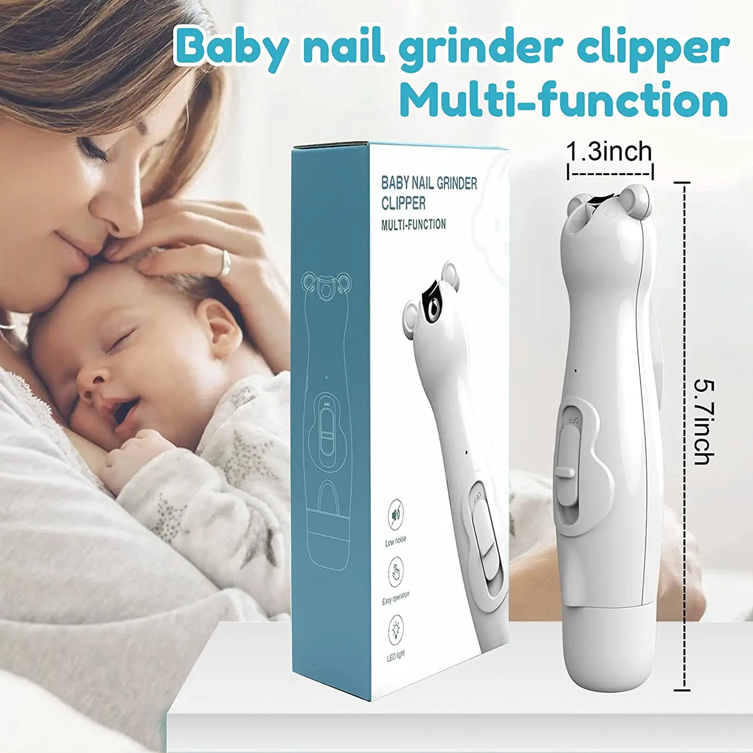 Детские щипчики для ухода за когтями по уходу за ногтями, партиями по 6 комплектов в 1 Электрический Детские щипчики для ухода за когтями уход безопасный Детский электромобиль