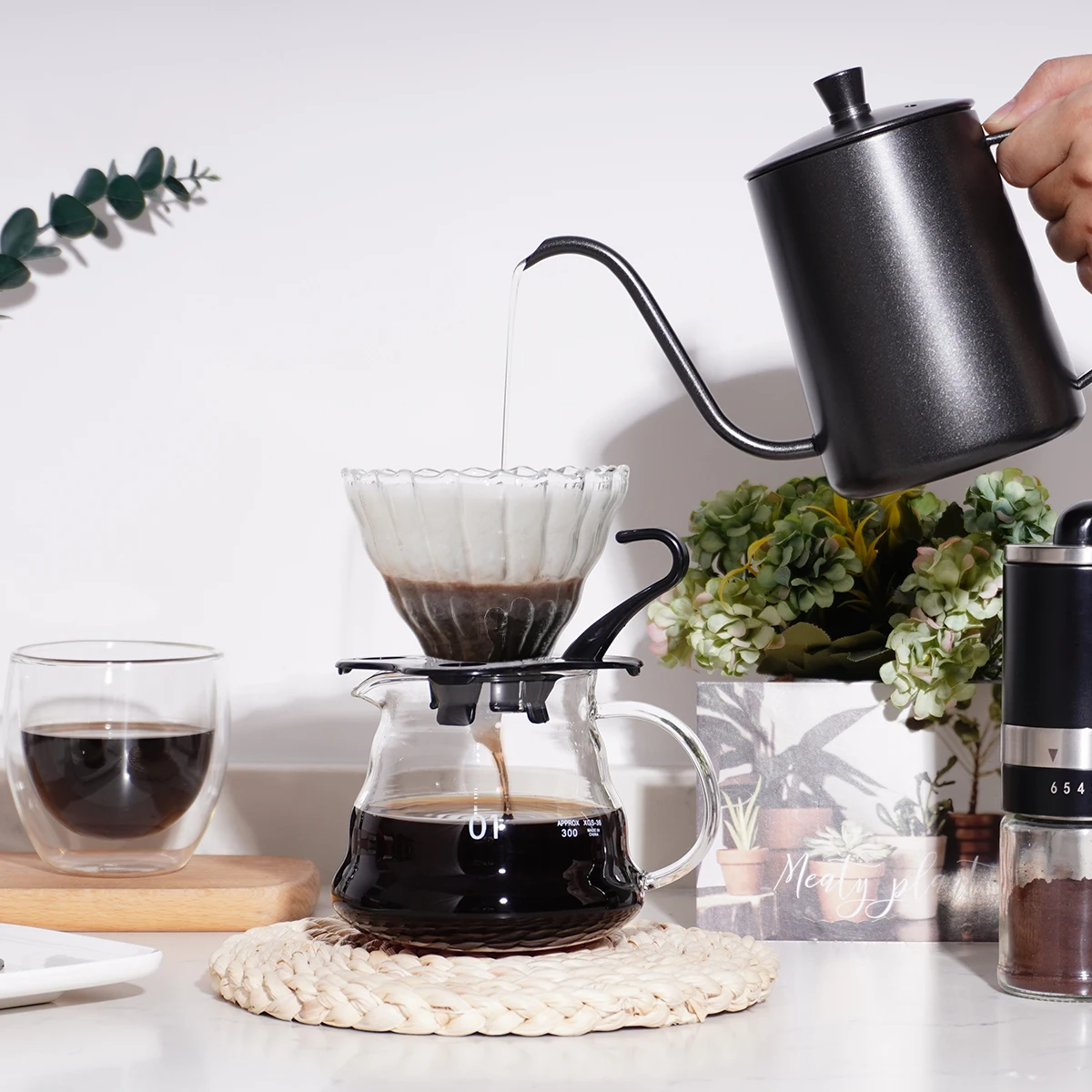 Wholesale Ethiopian Traditional Barista V60 Coffee Kettle Grinder Gift