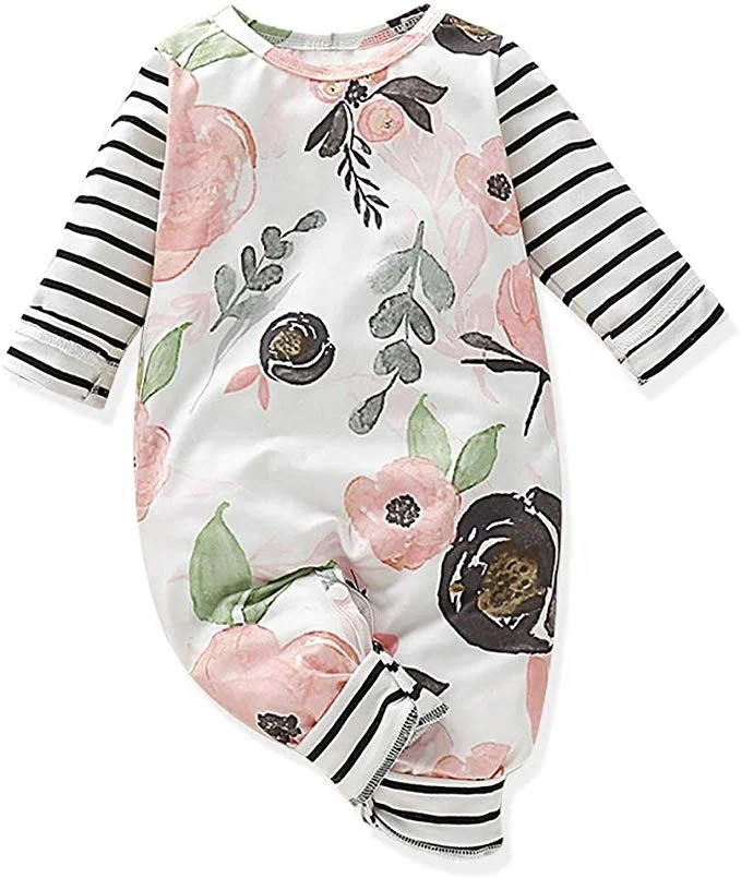 footless romper baby
