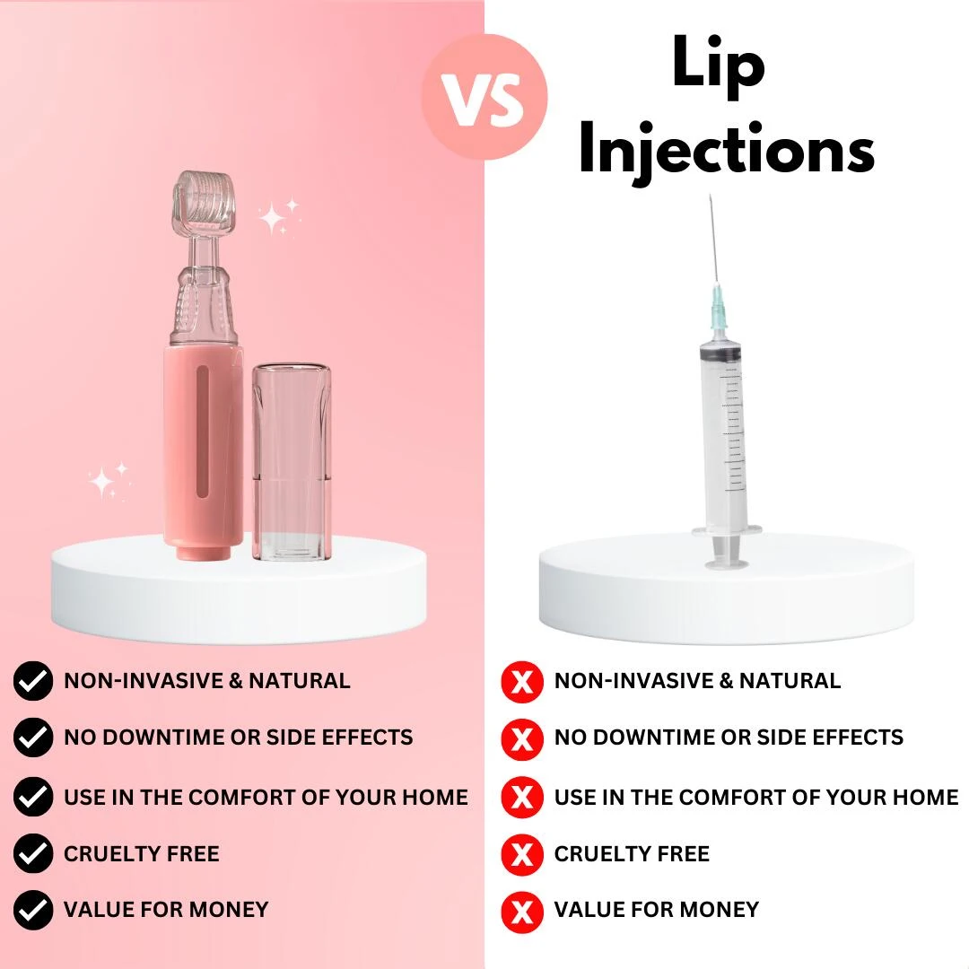 Promotes Hydration and Fullness Moisturizing Tool Roller Lip Filler Lip Plumper Lip Oil Serum Private Label