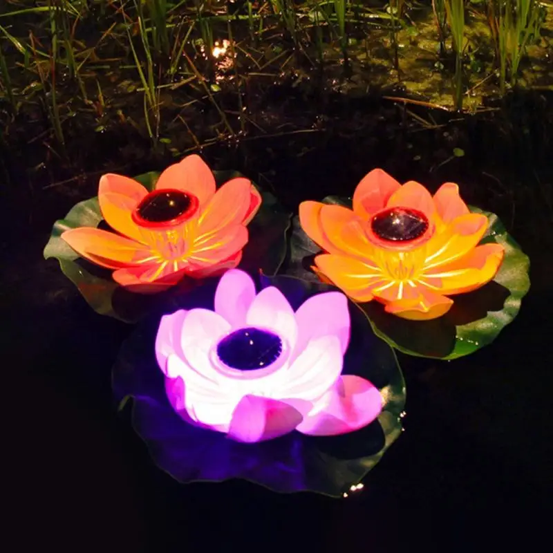 Outdoor Garden Decoration Waterproof Rgb Multicolor Floating Pond Led