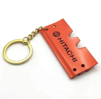 2pcs Grab BU0028 H800 For Hitachi zax ex200 210 60 70 120 Excavator Ignition Key Door Lock key chain F0002