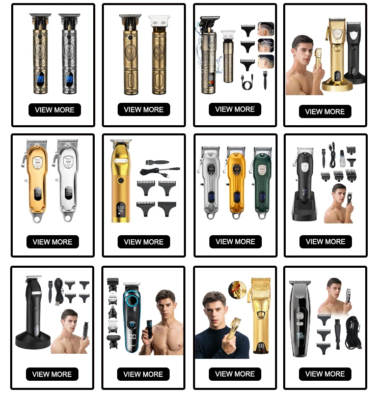 New design professional barber cordless rechargeable LED display electric body hair cutting trimmers & clipper for men.jpg