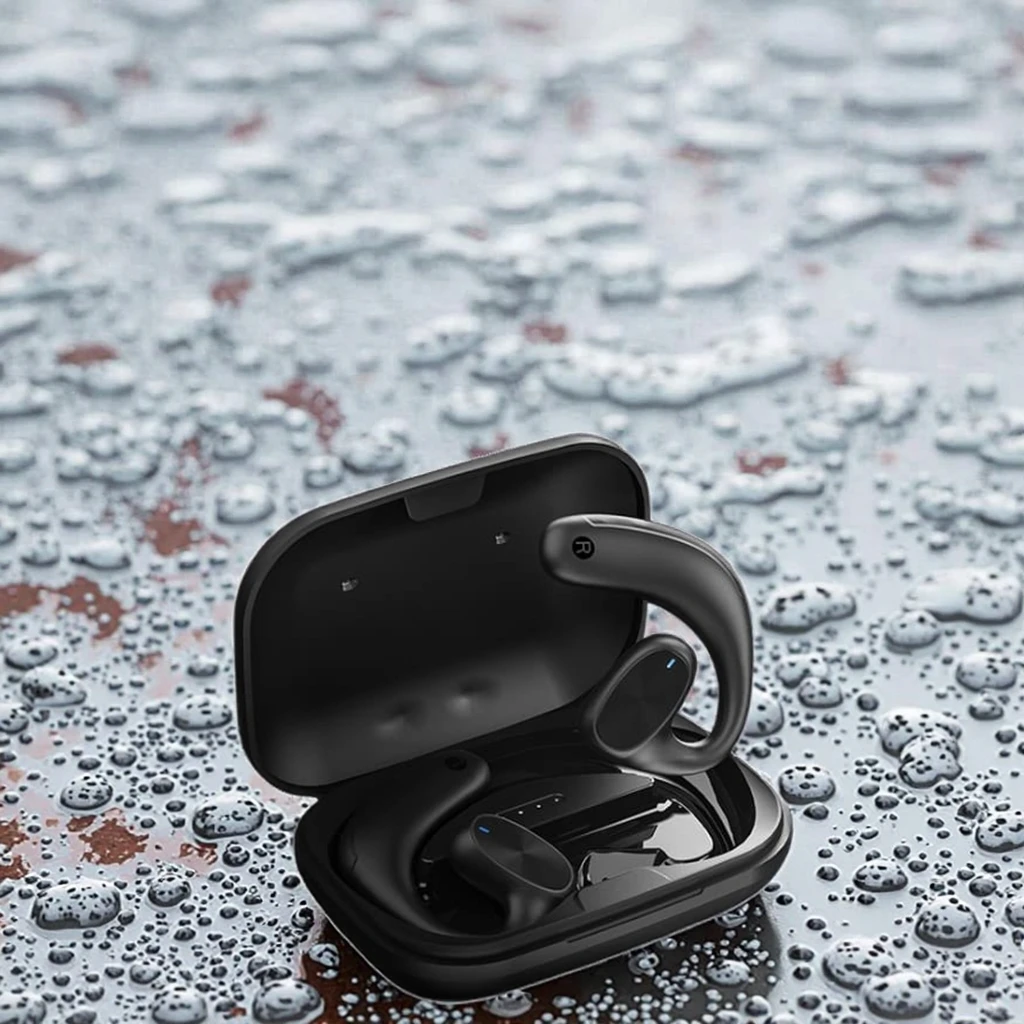 X6 Bone Conduction Bluetooth Headset Open-Ear Design Anti-Sweat Rain Noise Reduction Digital Battery Display Acoustic Technology