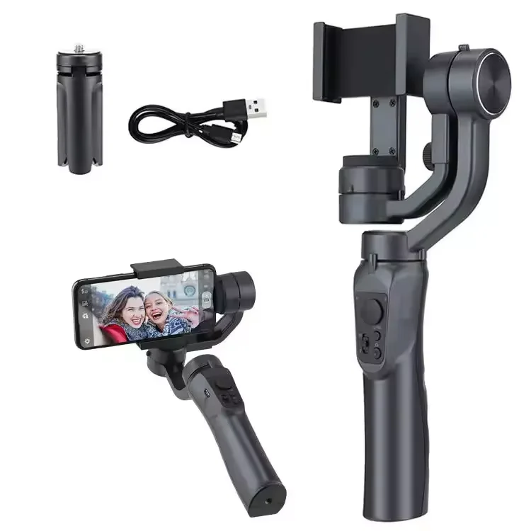 F6 Gimbal 3 Axis Cell Phone Flexible Gimbal Stabilizer Portable Handheld Gimbal Stabilizer for Smartphone