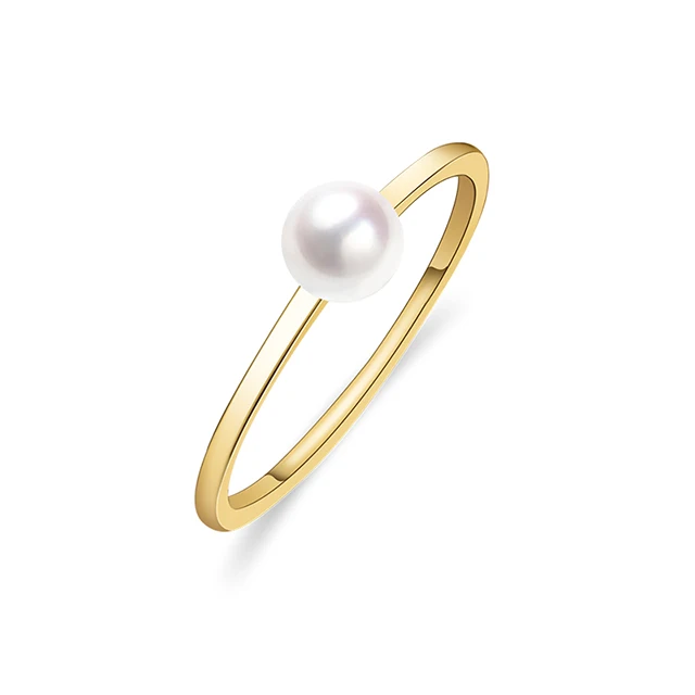 Fine Pearl Jewelry 18K Real Gold Genuine Pearl Japanese Akoya Pearl 18K Gold For Women Δωρεάν αποστολή