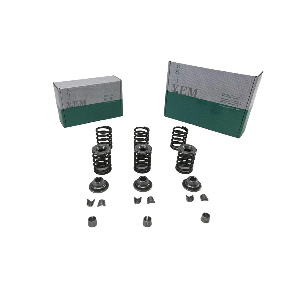 Repair Kit 3KC2 Valve Spring Kit Spring Seat & Retainer for Isuzu Industrial Engine Parts