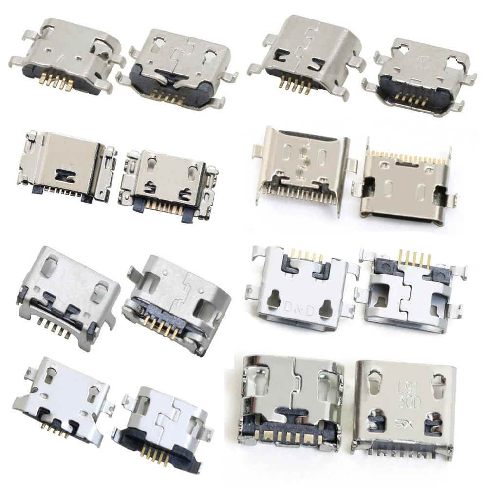 Adattatore Micro USB A Vite – 5V 3A Senza Saldatura Per Riparare Cavi Di Ricarica