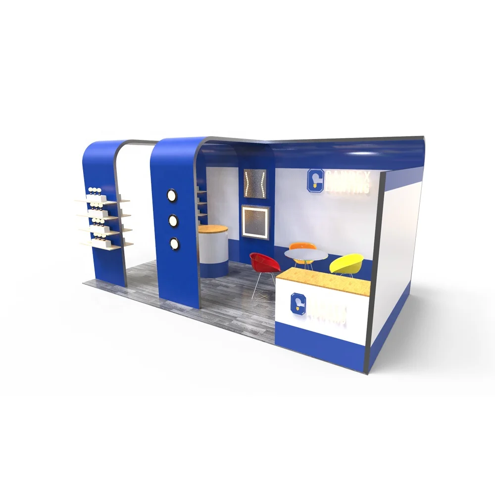 heavy-duty European customized  aluminum trade show booth or exhibition booth
