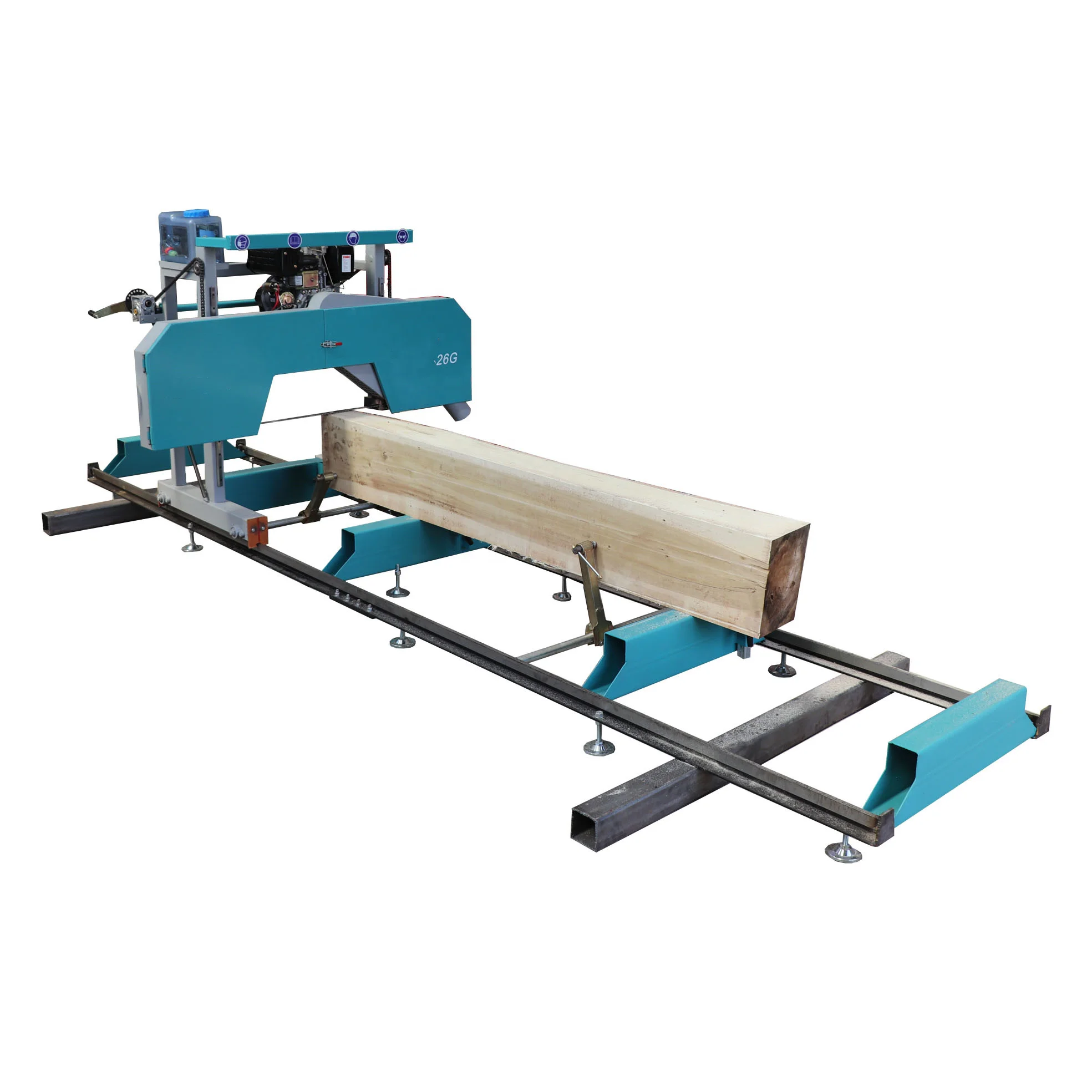 Direct Sales From the Factory Timber Saving High Precision Horizontal Wood Log Band Sawmill
