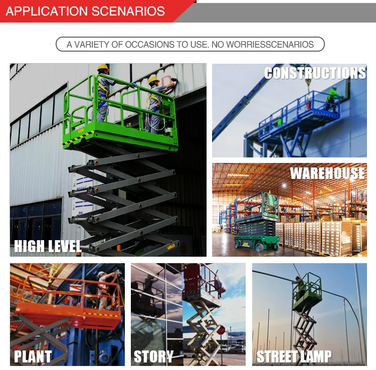 Small Electric Rising Platform Small Electric Hydraulic Lift Platform Mini Home Mobile Scissor Lift ...