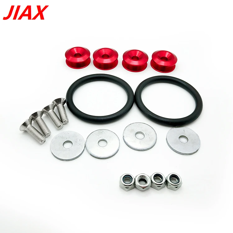 EZAUTOWRAP Gold Quick Release Fasteners Kit – With 2 O-Rings, For Car Bumper, Trunk, Fender, Hatch Lids