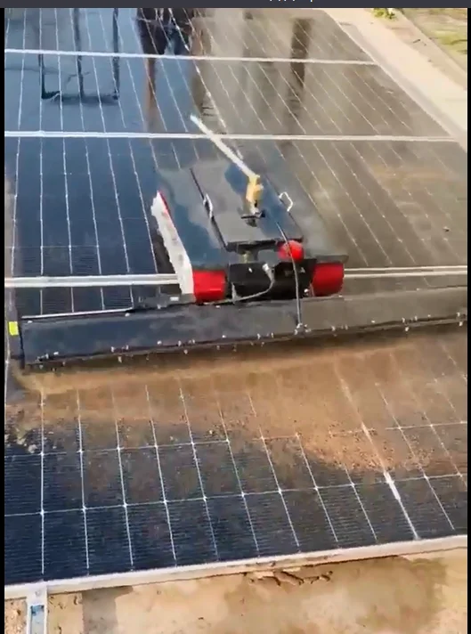 Photovoltaic Cleaning Robot Remote Control Solar Panel Cleaning Robot Price
