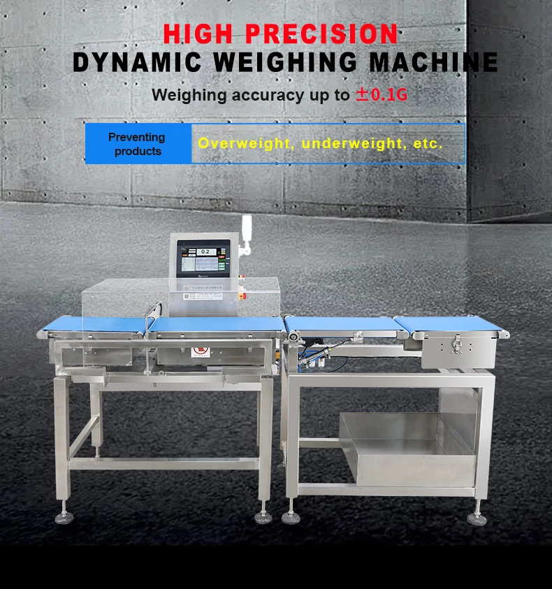Factory Price Conveyor Belt Checkweigher Weighing Scales for Bottle Production Line
