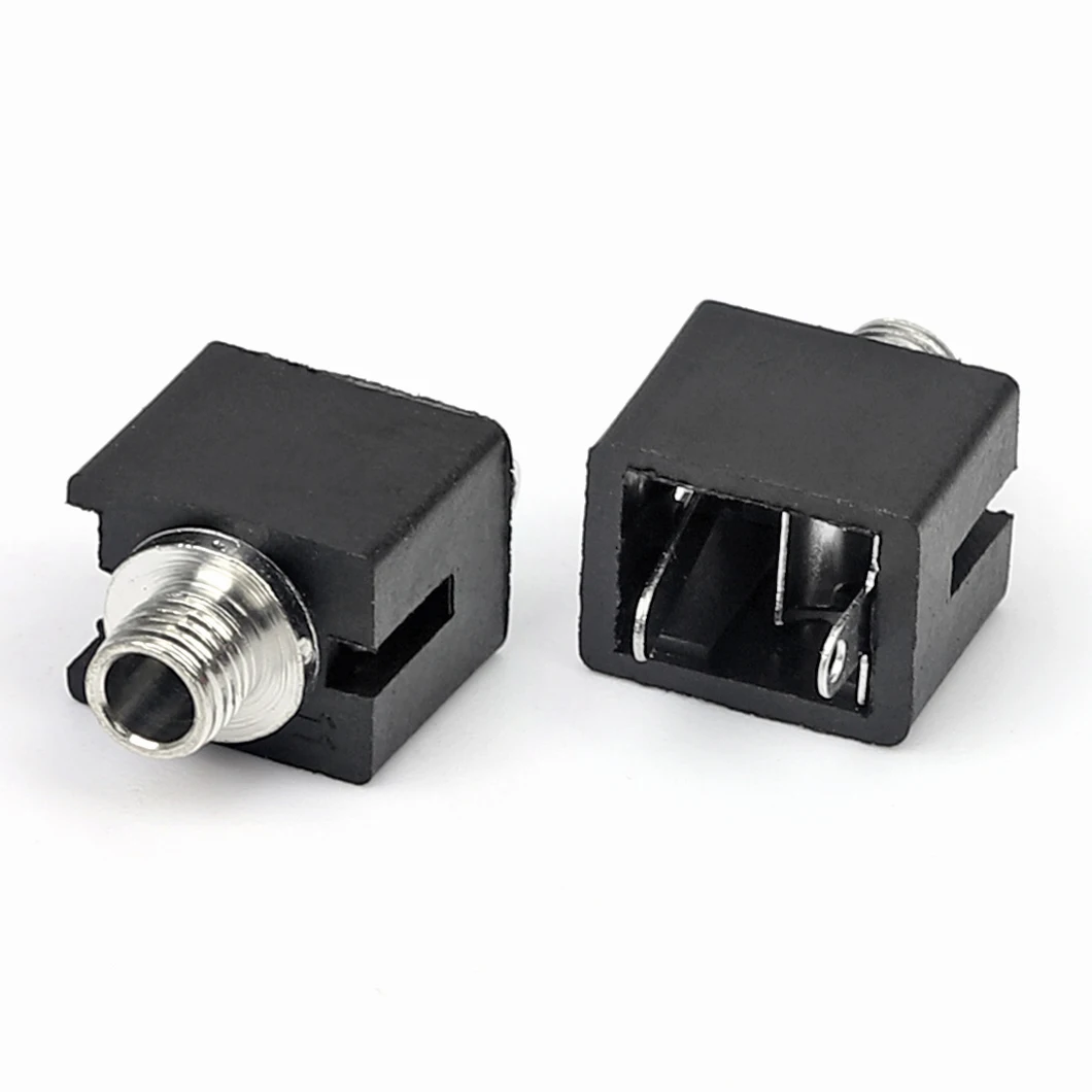 9 Pin 6.3 Mm Vertical Stereo 1/4 Phone Jack Pj-621 Female