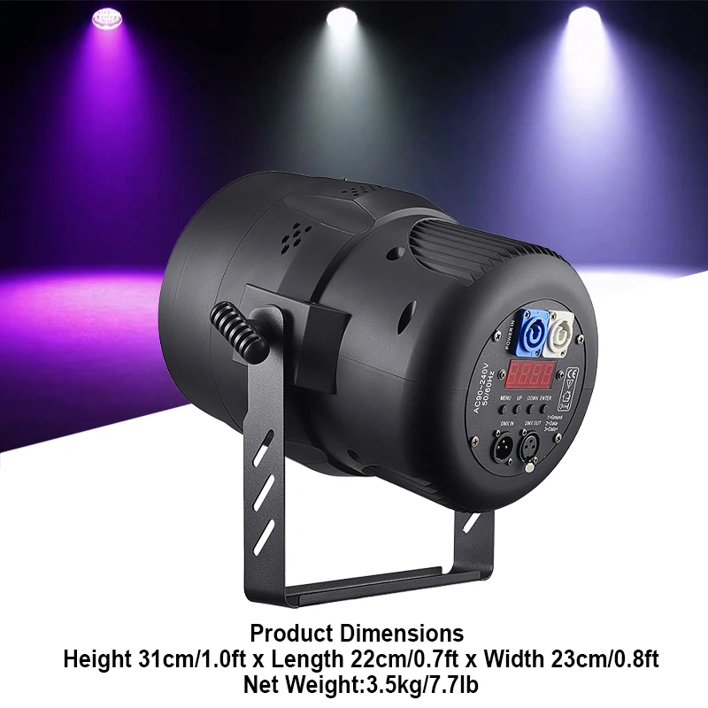Igracelite Circle Ring DMX Kinetic Winch Lifting Beam LED