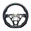 Fit 2 carbon fiber+perforated leather+green stripe stitching