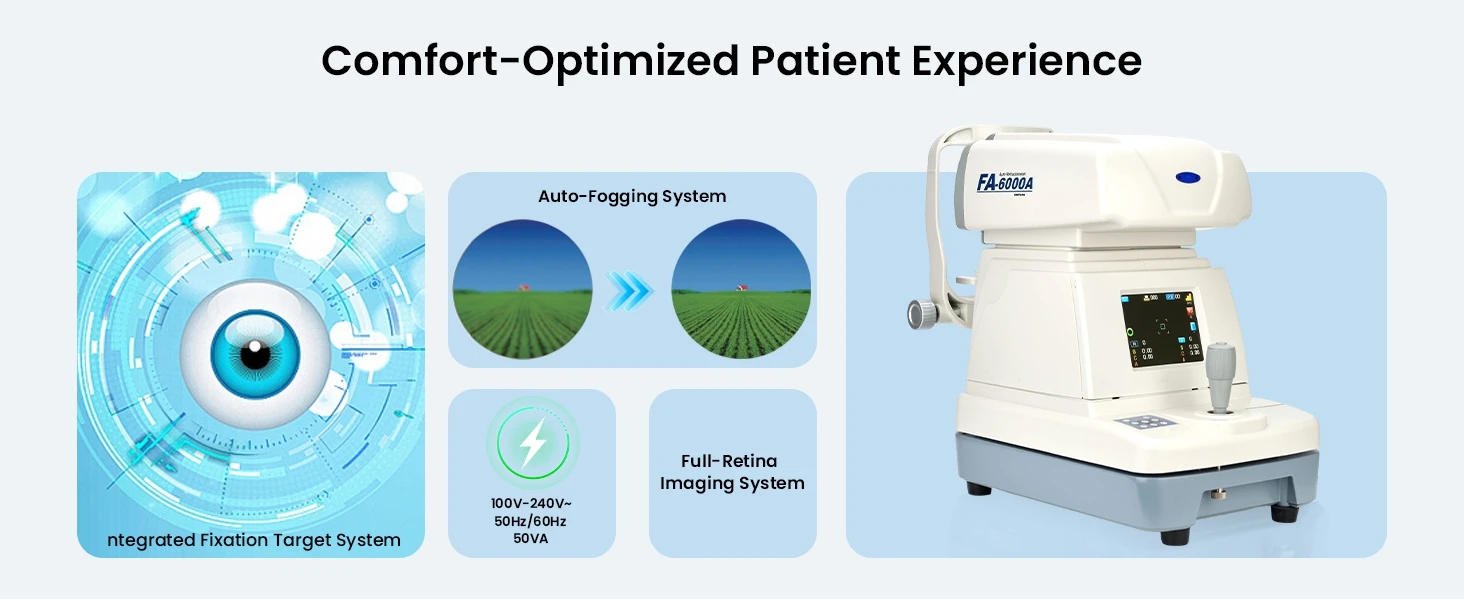 Optometry Equipment Auto Refractor and Adjustable Screen FA-6000A Eye Autorefractor