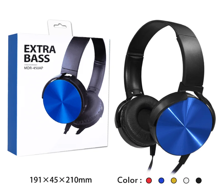 
 Складной металлический игровая гарнитура наушники Экстра с проводом, регулятор баса, наушник для ди-джей с микрофоном  