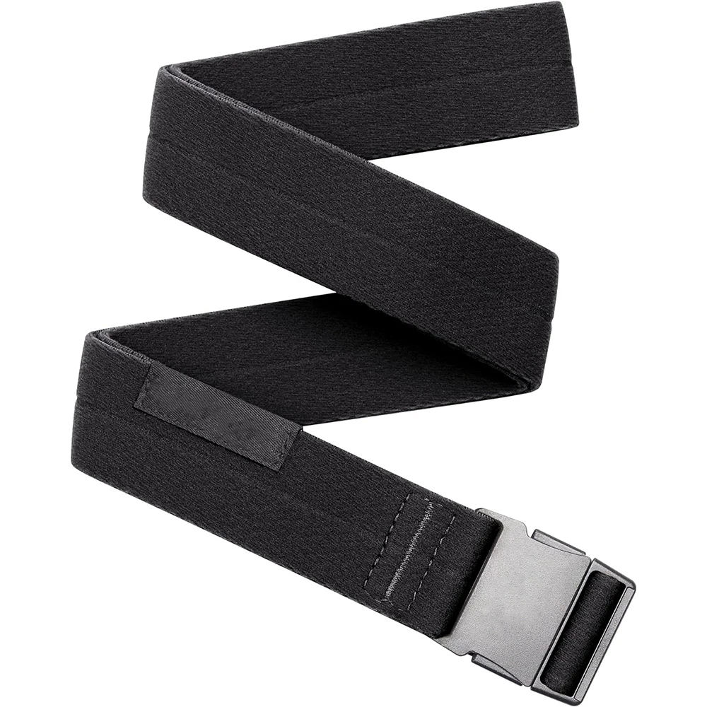 Wholesale Wear-resistant Unisex Tactical Belt Durable Narrow Width Elastic Stretch Webbing Micro Adjust Buckle