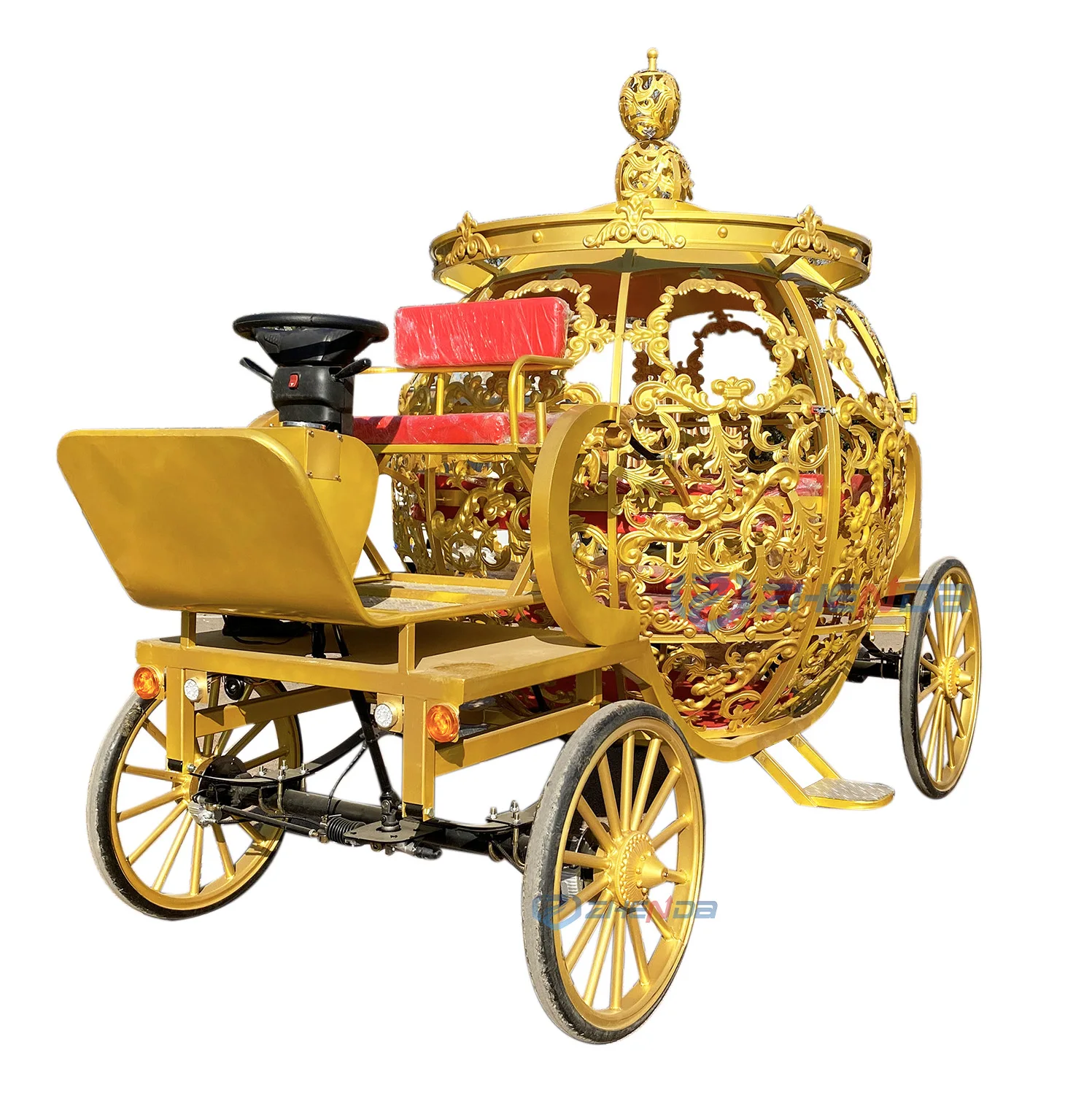 Zhenda Brand Pumpkin Cinderella Carriage - Luxury Sightseeing