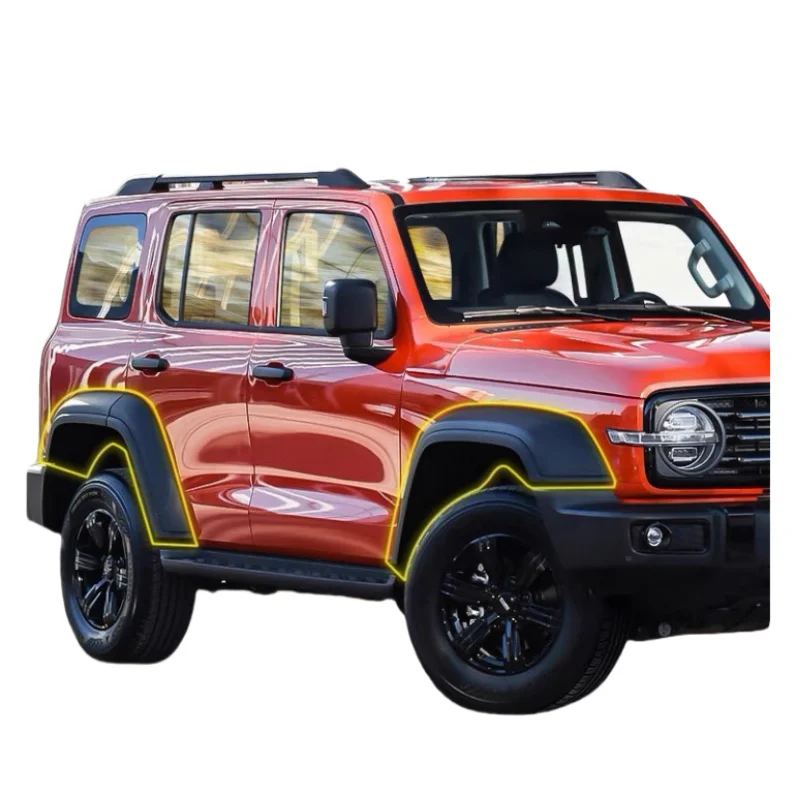 Tank 300 SUV Wheel Eyebrows - Durable Black Plastic & Steel