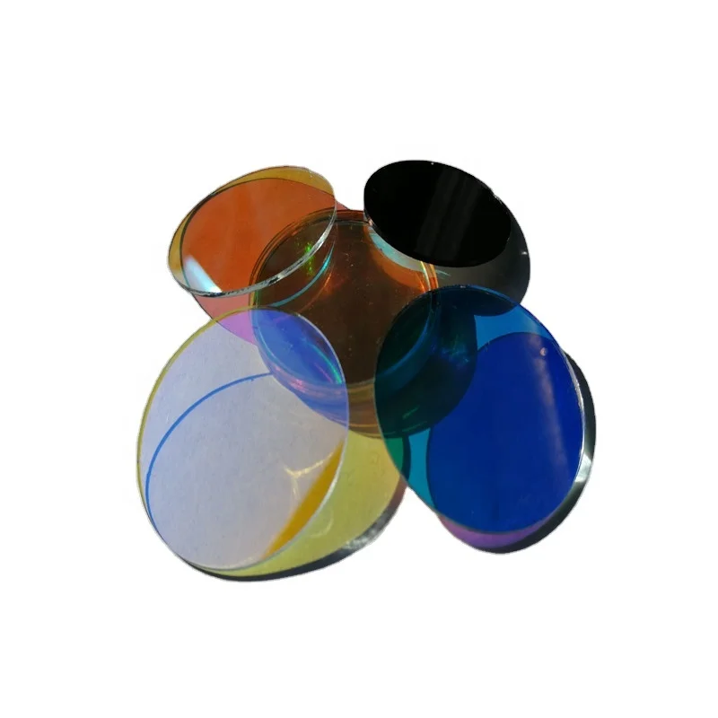 Factory Customized light yellow color Optical Filter hob445 holmium Glass