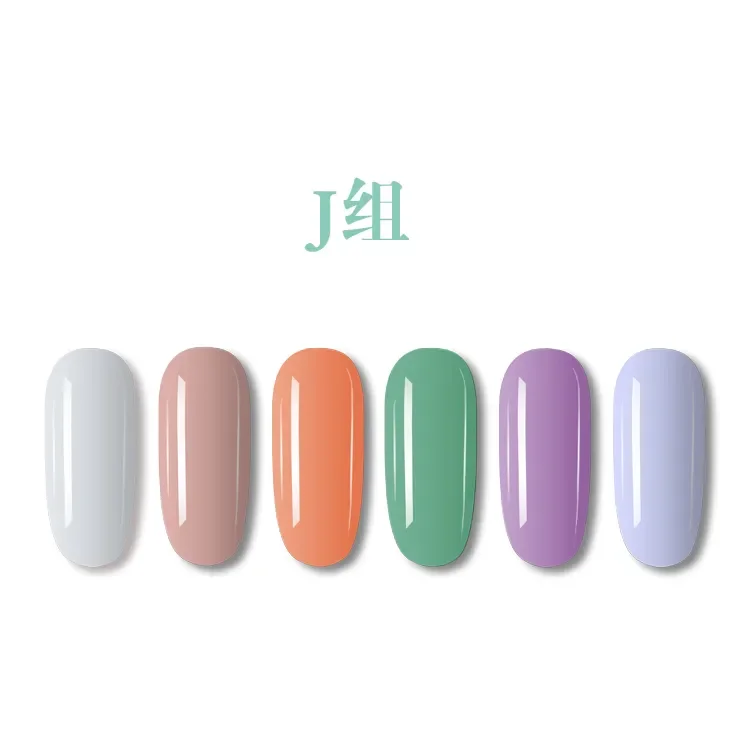 RTS cheap nail polish manufacturers MJ brand 120 colors 6 colors/set gel nail polish uv led gel nail polish set