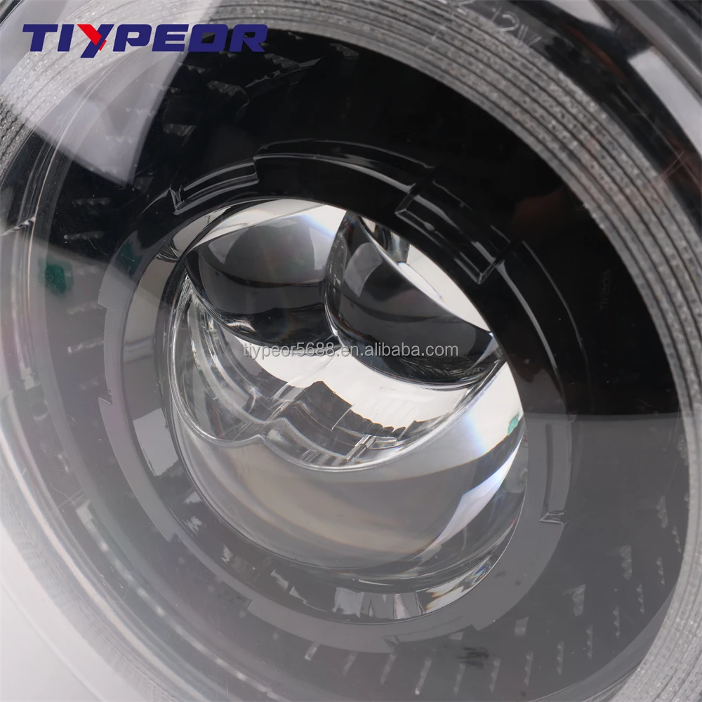 product tiypeor emark high brightness brighten led head light with drl for motorcycle 7 inch headlight high quality with yellow drl-4