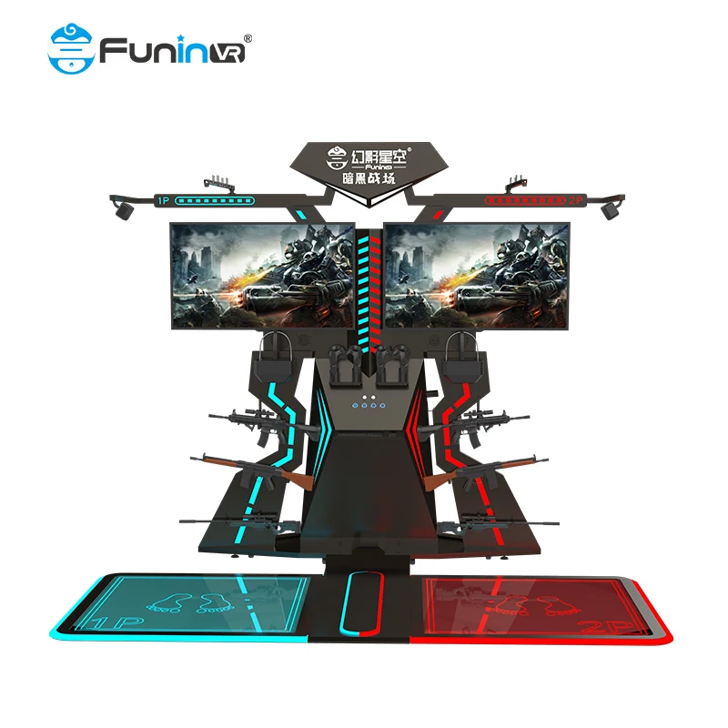 9d Ar Vr Shooting Simulation Virtual Reality Gun Hot Sale 2024 New Arrival Vr Shooting Game Machines Room Entertainment Center