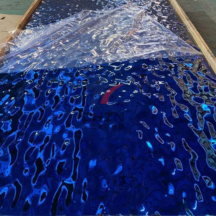 304 Stainless Steel Chequered Plate Water Ripple Embossing Machine With ...