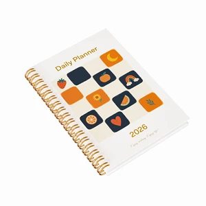 Custom B5 Spiral Planner Manufacturer's Adult Mental Health Coloring Book Journal Workbook Hardcover Paper Promotional Custom