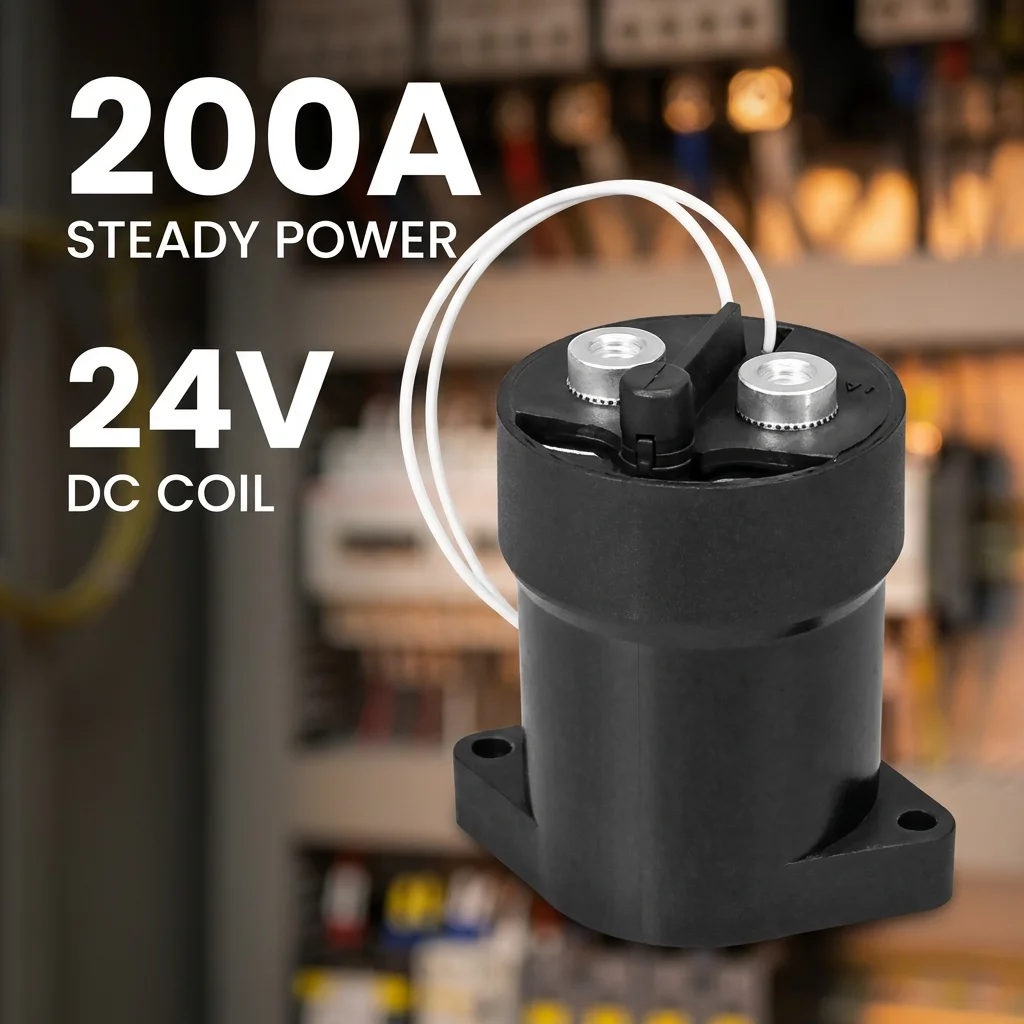 GV224CPX สำหรับคอนแทคเตอร์กระแสตรงแบบปิดสนิทของ Sensata-Gigavac รุ่น DC Contactor Hermetic กระแสขดลวด 280mA แรงดัน 24V แบบเฟสเดียว ติดตั้งบนโครงเครื่อง (Chassis Mount) สำหรับระบบ EV และระบบจัดเก็บพลังงาน ขายส่ง จัดส่งเร็ว
